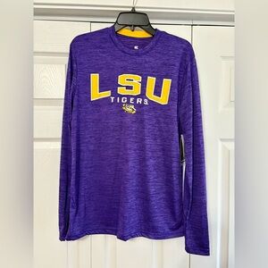 Colosseum LSU Long Sleeve Shirt. Size M. NWT.
